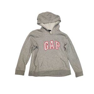 Gap Women's Pullover Hoodie  XL Gray  Gap Logo Cotton